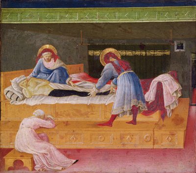 Saints Cosmas and Damian Healing Justin by Fra Angelico