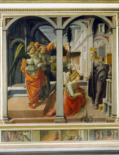 Annunciation by Fra Filippo Lippi