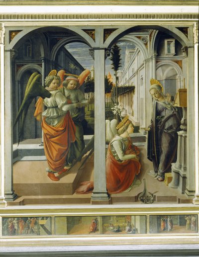 Annunciation, c.1445 by Fra Filippo Lippi