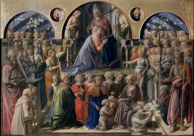The Coronation of the Virgin. 1441 by Fra Filippo Lippi