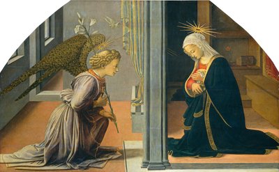 The Annunciation by Fra Filippo Lippi