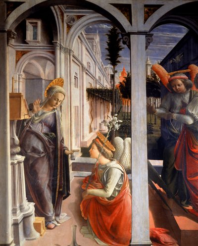 The Annunciation by Fra Filippo Lippi