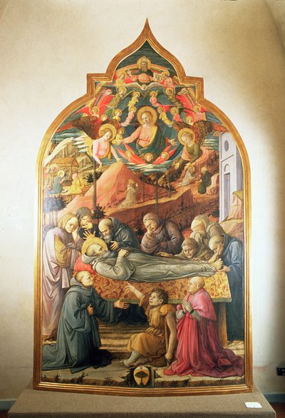 The Funeral of St. Jerome by Fra Filippo Lippi