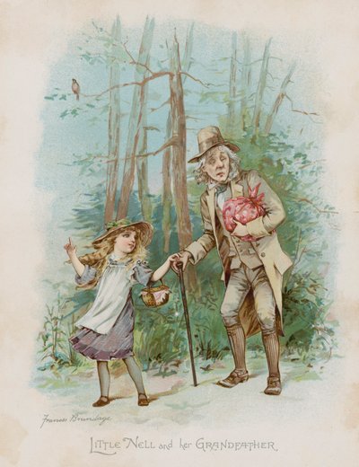 Little Nell and Her Grandfather by Frances Brundage