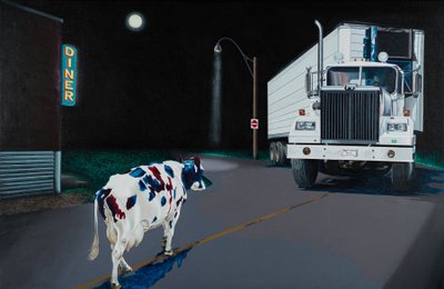 Cow and Truck by Frances Ferdinands