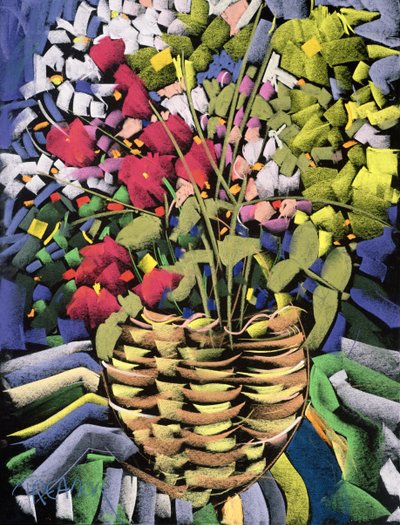 Deco Flowers by Frances Treanor