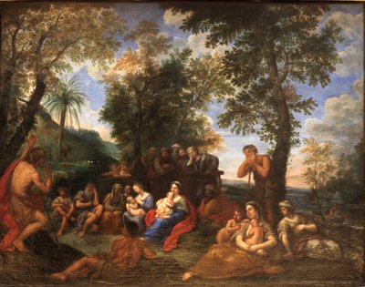 Preaching of Saint John the Baptist by Francesco Albani