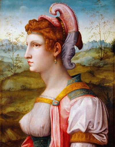 Sibyl, 1525-1550 by Francesco Ubertini Bacchiacca