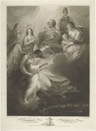Apotheosis of the French Royal Family by Francesco Bartolozzi