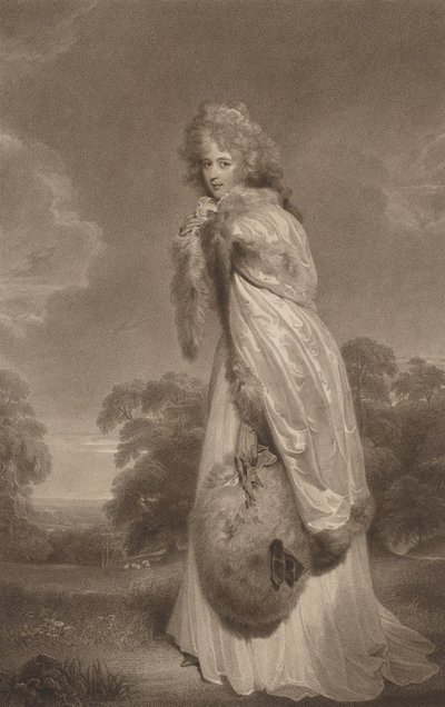 Elizabeth Farran, 1792 by Francesco Bartolozzi