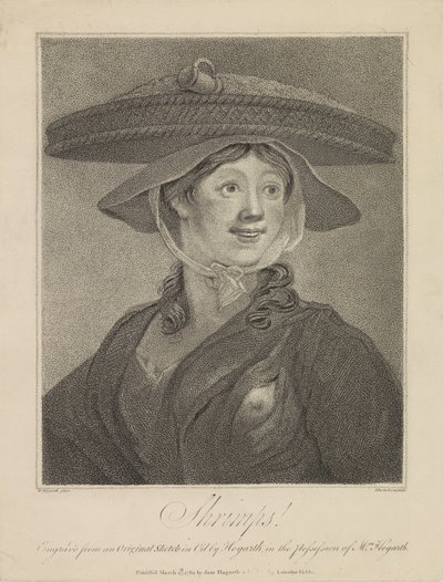 Shrimp Seller (title on object) by Francesco Bartolozzi