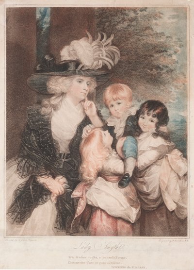 Lady Smith and Her Children by Francesco Bartolozzi