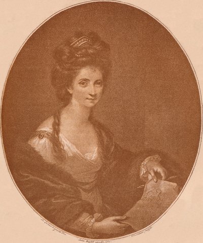 Portrait of Angelica Kauffman, c1777 1904 by Francesco Bartolozzi