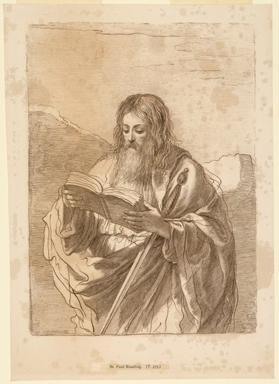 Saint Paul Reading by Francesco Bartolozzi
