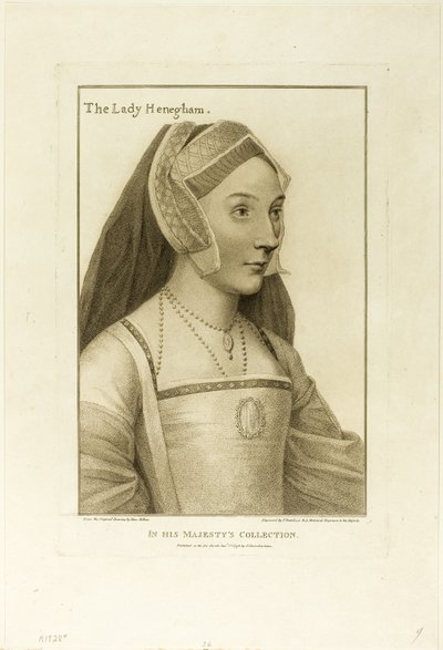 The Lady Henegham by Francesco Bartolozzi