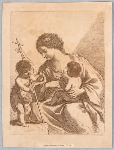 Virgin, Infant, and Saint John by Francesco Bartolozzi