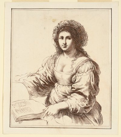 Woman with a Book by Francesco Bartolozzi