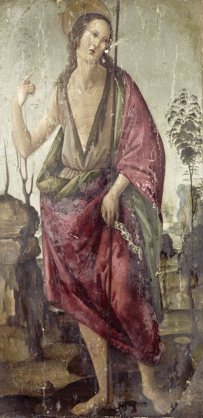 John the Baptist by Francesco Botticini (attributed to)