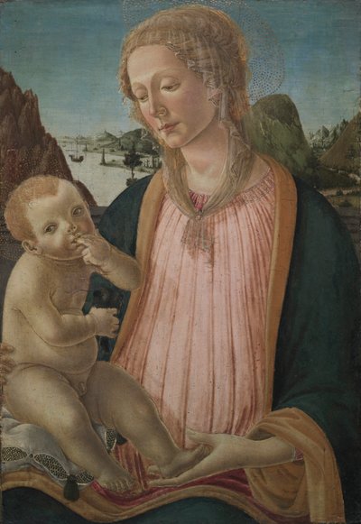 Madonna and Child, c. 1475-1480 by Francesco Botticini