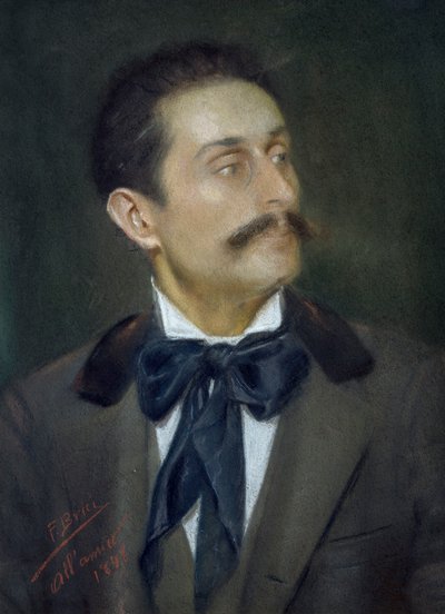 Portrait of Mariano Mancini by Francesco Brici