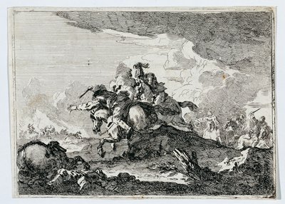Cavalry Skirmish by Francesco Casanova
