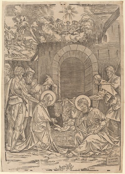 The Adoration of the Shepherds by Francesco Denanto