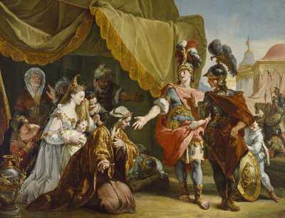Family of Darius Before Alexander by Francesco Fontebasso