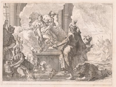 The Sacrifice of Iphigenia by Francesco Fontebasso