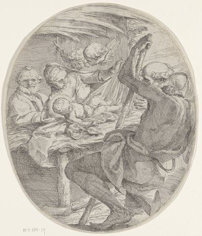 Birth of Christ by Francesco Giovane