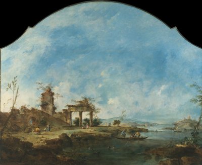 Fantastic Landscape by Francesco Guardi
