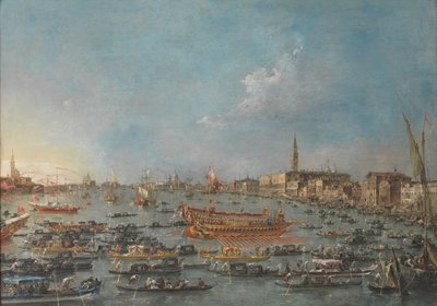 The Bucintoro Festival of Venice by Francesco Guardi