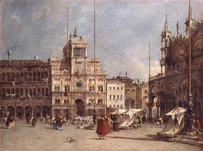 The Clock Tower, Venice by Francesco Guardi