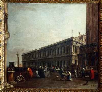 View of the Piazzetta by Francesco Guardi
