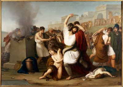 Painting of Trojan Priest Laocoon by Francesco Hayez