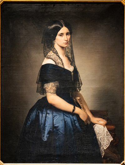 Portrait of Antonietta Tarsis Basilico by Francesco Hayez