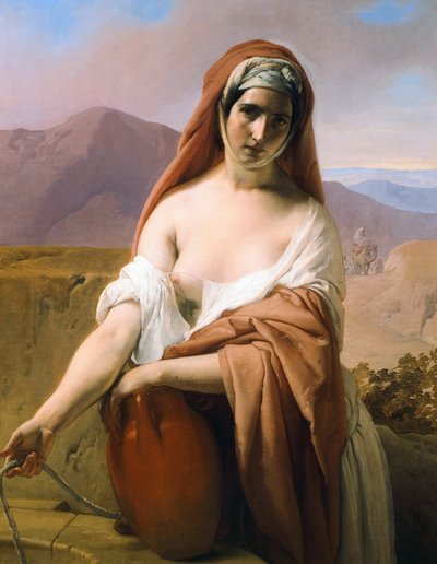 Rebecca at the Well by Francesco Hayez