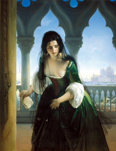Secret accusation by Francesco Hayez