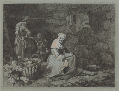 Interior of a House by Francesco Londonio