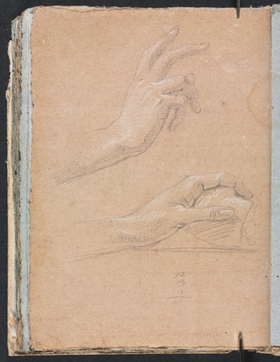 Verona Sketchbook: Hands (page 92) by Francesco Lorenzi