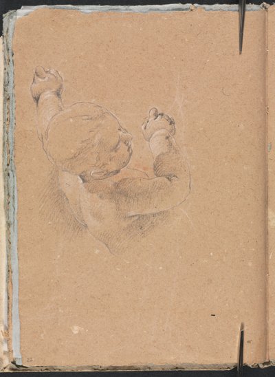 Verona Sketchbook: Putto (page 22) by Francesco Lorenzi