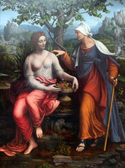 Vertumnus and Pomona by Francesco Melzi