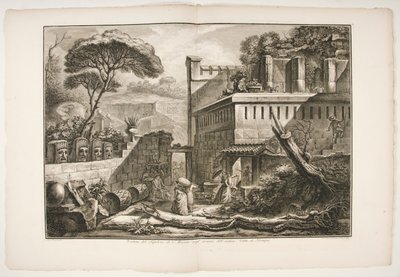 View of the Tomb of Marnia by Francesco Piranesi