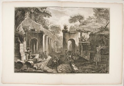 Veduta della Porta dell by Francesco Piranesi