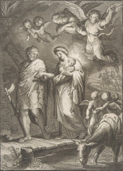The Flight into Egypt by Francesco Polanzani