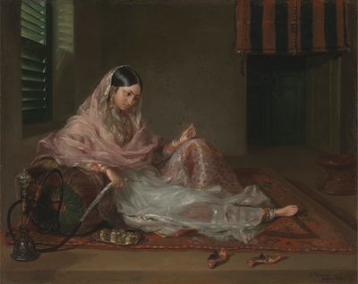 Muslim Lady Reclining by Francesco Renaldi