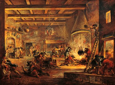 Pillaging kitchen, by Francesco Simonini by Francesco Simonini