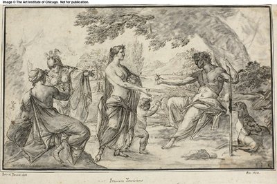 Judgement of Paris by Francesco Trevisani