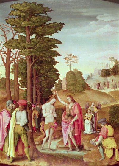 Baptism of Christ by Francesco Ubertini, Il Bacchiacca