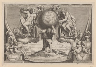 Allegory of Cardinal Pompeio Arrigoni by Francesco Villamena
