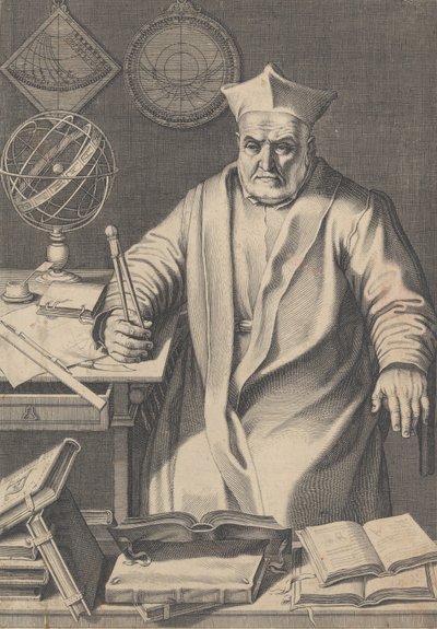 Portrait of Cardinal Christopher Clavius, 1606 by Francesco Villamena